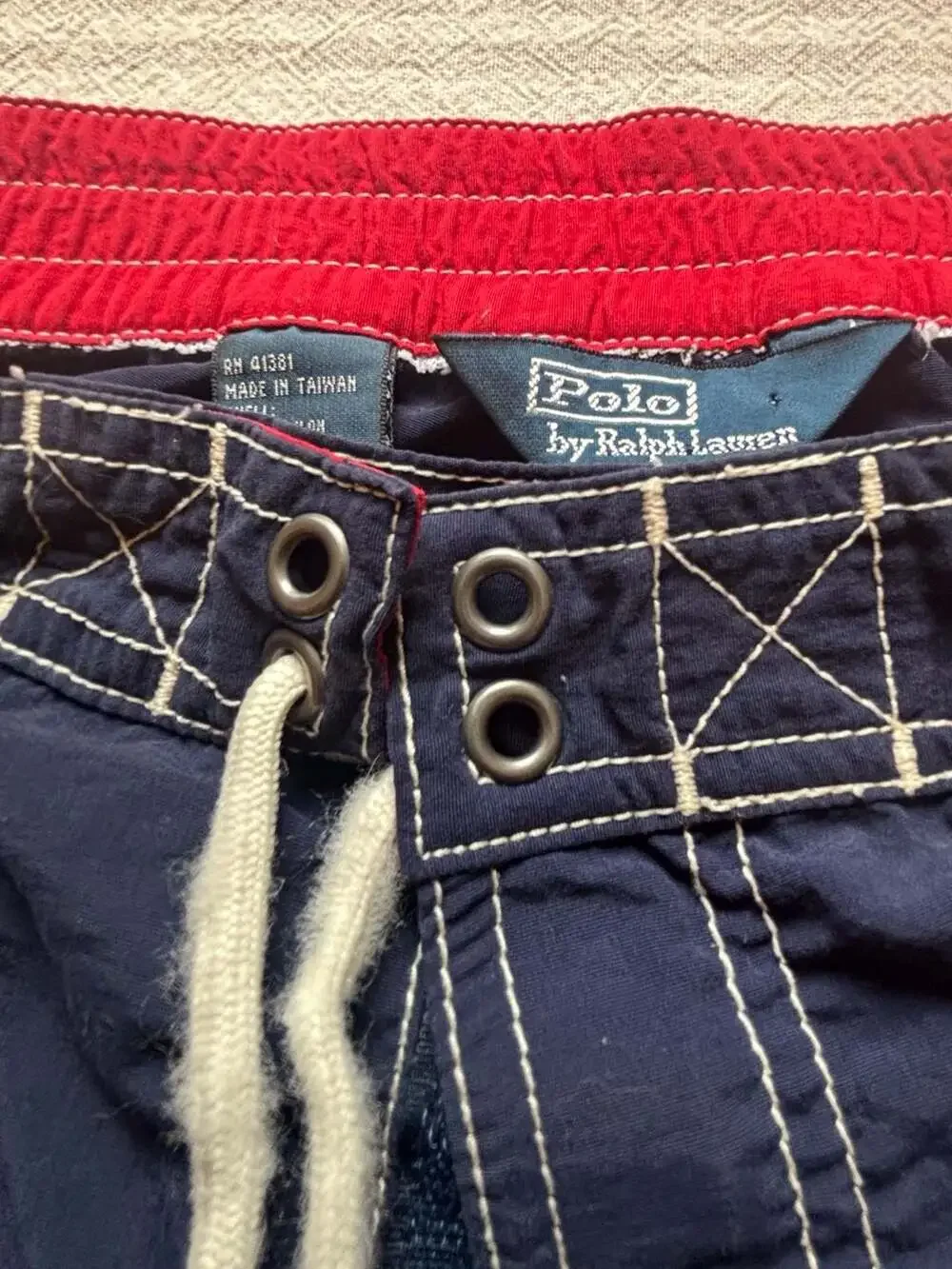 Polo Ralph Lauren VINTAGE Polo Ralph Lauren Board Shorts Mens Medium Blue Swim T